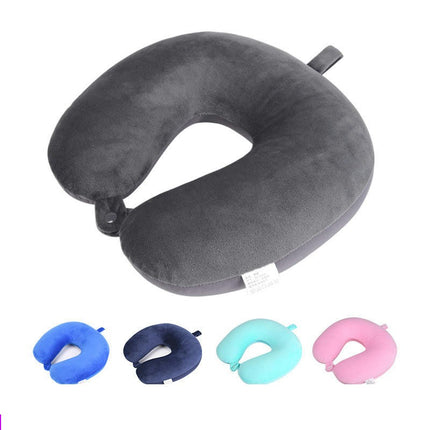 Travel Neck Pillow - Foam Particle U-Shaped Pillow, Resting Airplane Travel Support Cervical Pillow