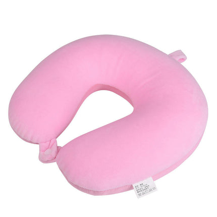 Travel Neck Pillow - Foam Particle U-Shaped Pillow, Resting Airplane Travel Support Cervical Pillow