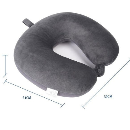 Travel Neck Pillow - Foam Particle U-Shaped Pillow, Resting Airplane Travel Support Cervical Pillow