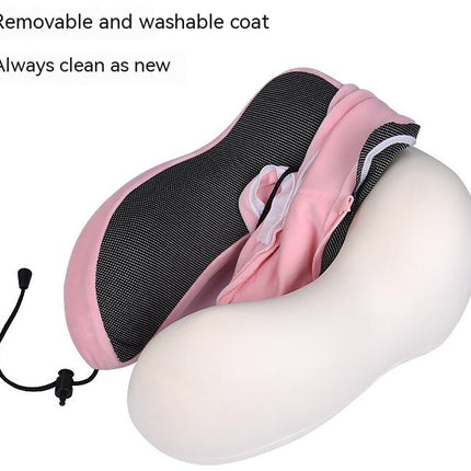 Travel Pillow, Best Memory Foam Neck Pillow Head Support Soft Pillow for Sleeping Rest & Home Use