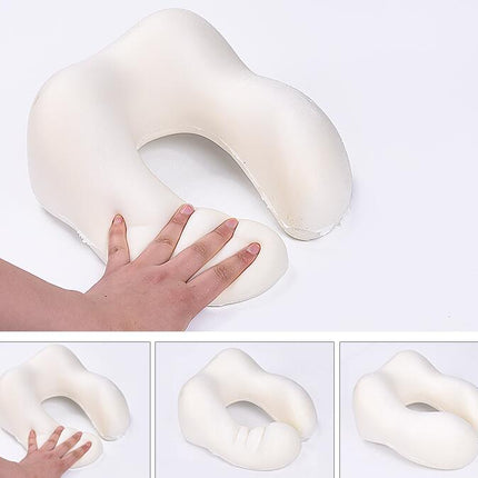 Travel Pillow, Best Memory Foam Neck Pillow Head Support Soft Pillow for Sleeping Rest & Home Use