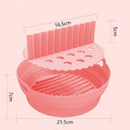 Circular 4th generation folding+divider pad (pink)