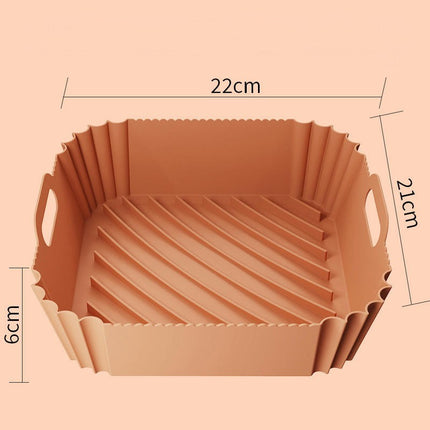 Air Fryer Silicone Liners Pot Reusable Silicone Bowl Basket Fit for Air Fryer