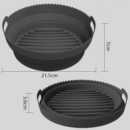 Air Fryer Silicone Liners Pot Reusable Silicone Bowl Basket Fit for Air Fryer