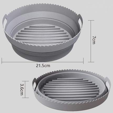 Air Fryer Silicone Liners Pot Reusable Silicone Bowl Basket Fit for Air Fryer