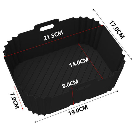 Air Fryer Silicone Liners Pot Reusable Silicone Bowl Basket Fit for Air Fryer