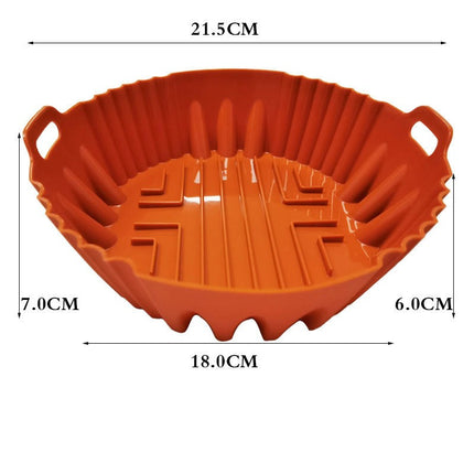 Air Fryer Silicone Liners Pot Reusable Silicone Bowl Basket Fit for Air Fryer