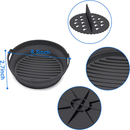 Air Fryer Silicone Liners Pot Reusable Silicone Bowl Basket Fit for Air Fryer