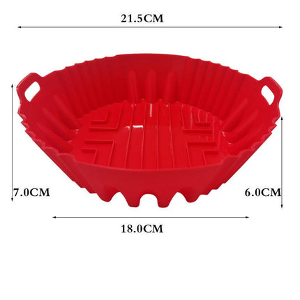 Air Fryer Silicone Liners Pot Reusable Silicone Bowl Basket Fit for Air Fryer