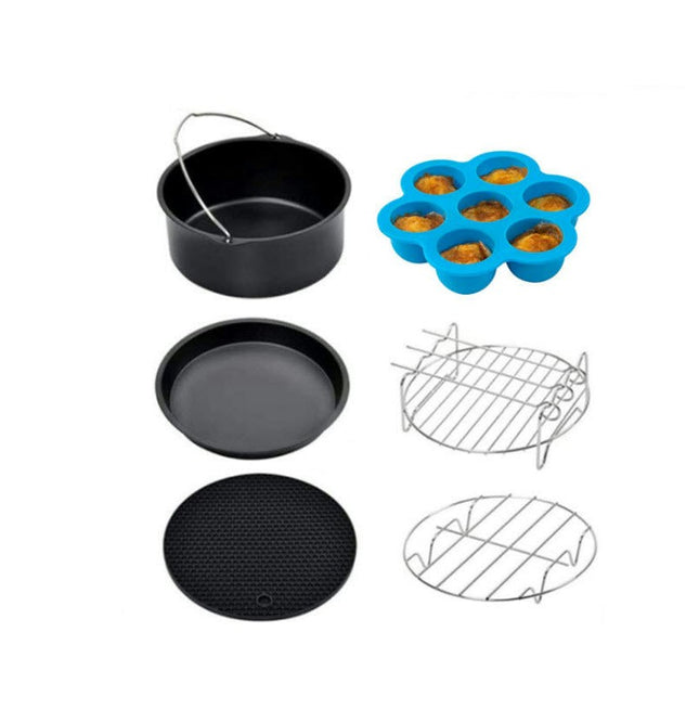 Air Fryer Accessories Set of 6,fit for Phillips Air Fryers,Nonstick Coating