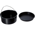 8-inch black 2-piece set