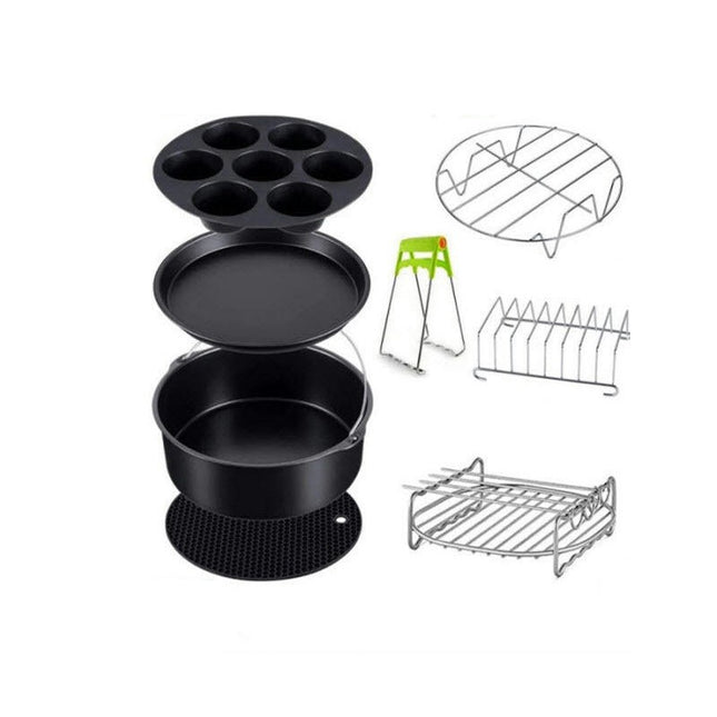 Air Fryer Accessories Set of 8  with Egg Bites Mold, Pizza Pan, for 3.5Qt-5.8Qt Ninja Air Fryer