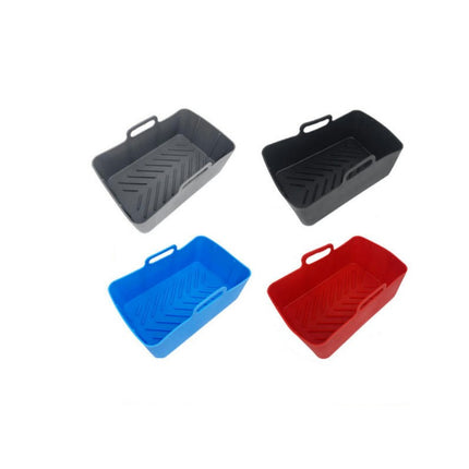 Air Fryer Silicone Liners Rectangular for Ninja Foodi Dual Reusable Silicone Airfryer Liner