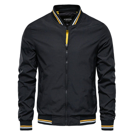 Men's Lightweight Bomber Jackets Casual Summer Windbreaker Outdoor Golf Fashion Coat for Men