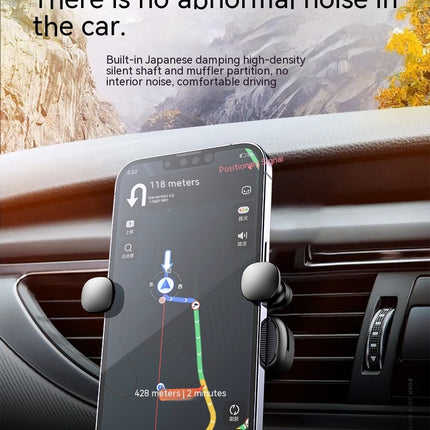 Car Vent Phone Mount Mini Holder, Gravity Hands Free Car Cell Phone Clip Holder for Smartphone