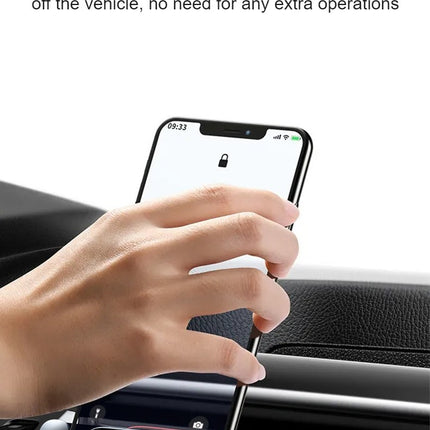 Car Vent Phone Mount Mini Holder, Gravity Hands Free Car Cell Phone Clip Holder for Smartphone