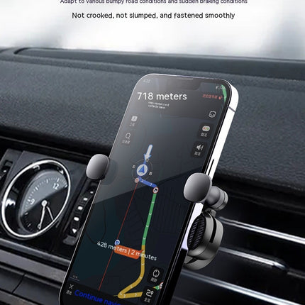 Car Vent Phone Mount Mini Holder, Gravity Hands Free Car Cell Phone Clip Holder for Smartphone