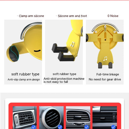 Car Phone Holder Air Vent Mount Cartoon Navigation Cellphone Stand for Phone Auto Accessories