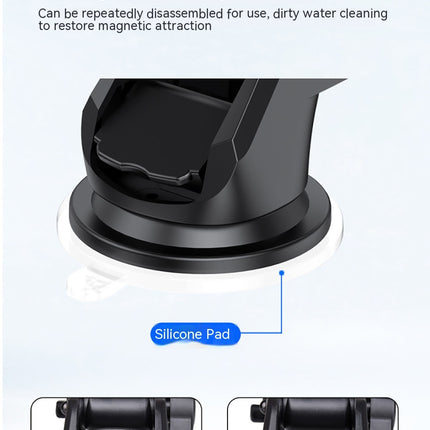 Suction Cup Phone Holder Windshield/Dashboard/Air Vent Car Phone Mount with All Smartphones and Cars