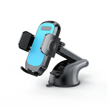 Phone Mount for Car, Long Arm Strong Suction Cup Phone Holder for Car Windshield Dashboard Air Vent