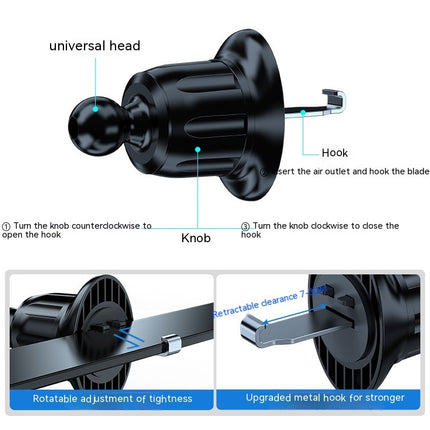 Air Vent Car Phone Mount Holder, Universal Cell Phone Stand 360¡ã Rotation Phone Holders for Smartphone