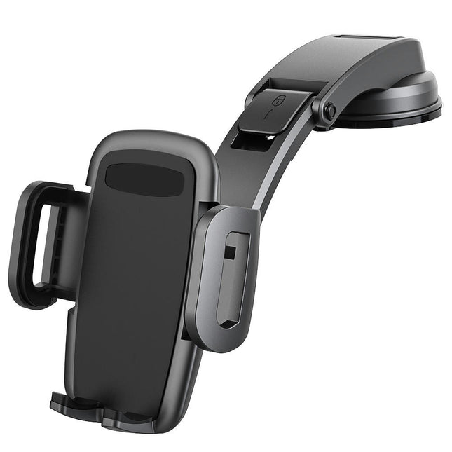 Car Phone Holder Mount,Long Arm Dashboard Windshield Phone Holder with Strong Suction