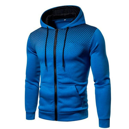 Men's Zip Up Hoodie Lightweight Athletic Jackets Workout Long Sleeve Sweatshirts