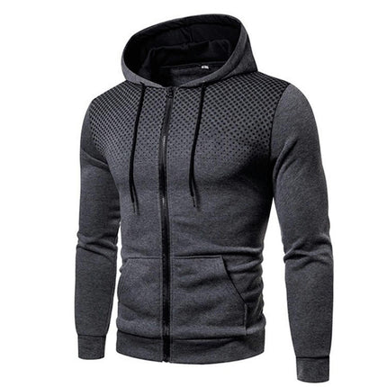 Men's Zip Up Hoodie Lightweight Athletic Jackets Workout Long Sleeve Sweatshirts