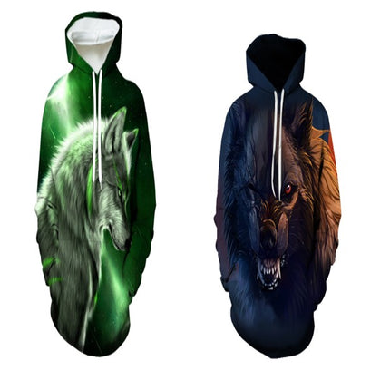 Men's Athletic 3D Animal Printed Hoodies Sweatshirts