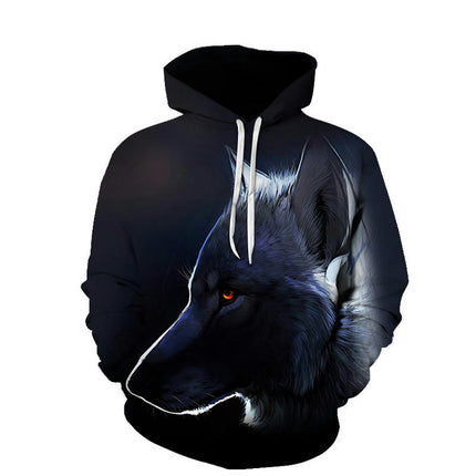 Men's Athletic 3D Animal Printed Hoodies Sweatshirts