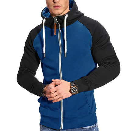 Hoodies for Men Long Sleeve Jackets Sports Full Zip Sweatshirts