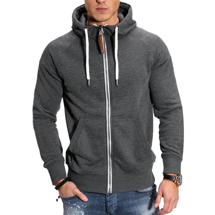 Hoodies for Men Long Sleeve Jackets Sports Full Zip Sweatshirts