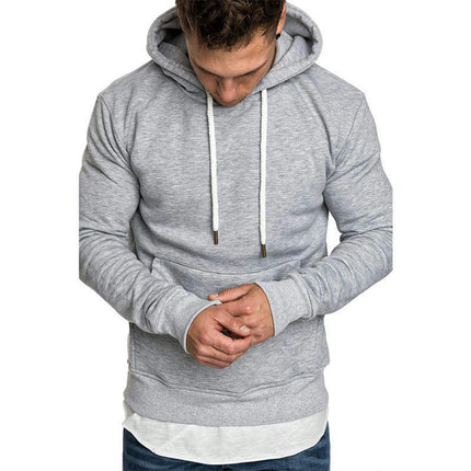 Men's Pullover Hoodie Loose Fit Ultra Soft Hooded Sweatshirt With Pockets