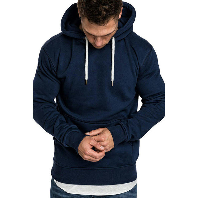 Men's Pullover Hoodie Loose Fit Ultra Soft Hooded Sweatshirt With Pockets