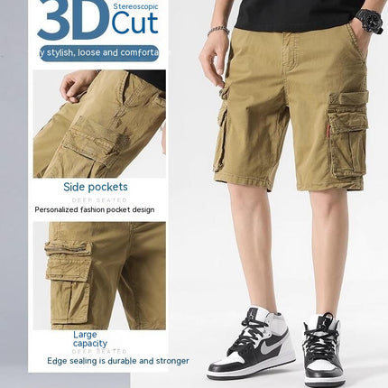 Men's Cargo Shorts Stretch Quick Dry Outdoor Tactical Shorts for Men with Multi Pocket Casual