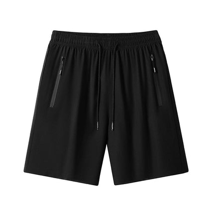 Men's Shorts Casual Fit Drawstring Summer Beach Shorts with Elastic Waist and Pockets