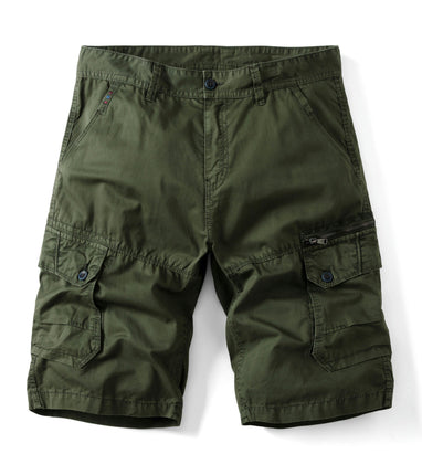 Men's Cargo Shorts Relaxed Fit Multi-Pocket Outdoor Cotton Shorts