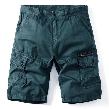 Men's Cargo Shorts Relaxed Fit Multi-Pocket Outdoor Cotton Shorts