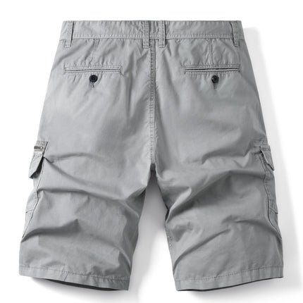 Men's Cargo Shorts Relaxed Fit Multi-Pocket Outdoor Cotton Shorts