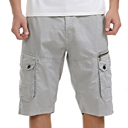 Men's Cargo Shorts Relaxed Fit Multi-Pocket Outdoor Cotton Shorts