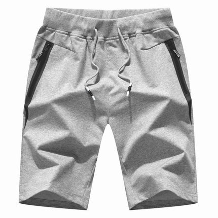 Men's Shorts Casual Classic Fit Drawstring Summer Beach Shorts with Pockets