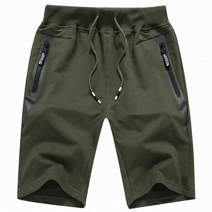 Men's Shorts Casual Classic Fit Drawstring Summer Beach Shorts with Pockets