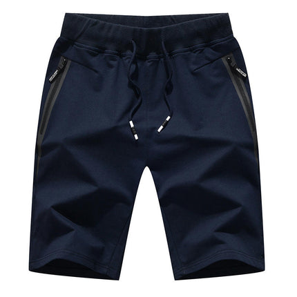 Men's Shorts Casual Classic Fit Drawstring Summer Beach Shorts with Pockets