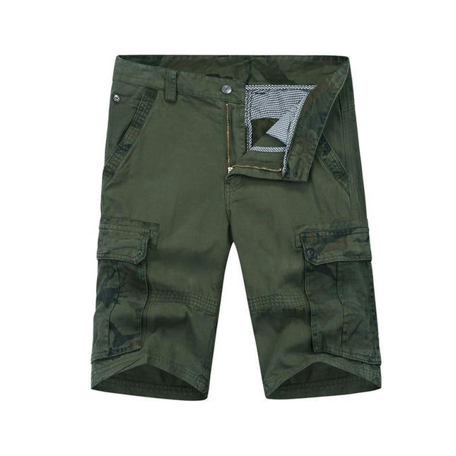 Men's Cargo Shorts Relaxed Fit Multi-Pocket Cotton Outdoor Camouflage Cargo Shorts