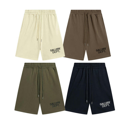 Men's Shorts Casual Classic Fit Cotton Summer Shorts with Elastic Waist and Pockets