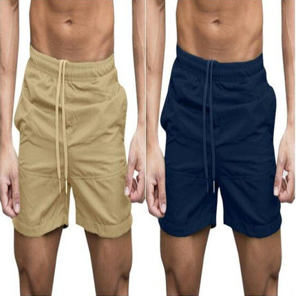 Men's Inseam Shorts Fit Relaxed Comfort Short Shorts with Pocket