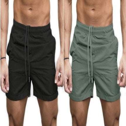 Men's Inseam Shorts Fit Relaxed Comfort Short Shorts with Pocket