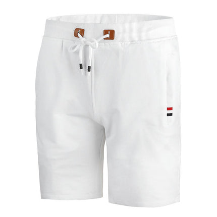 Men's Shorts Casual Classic Fit Cotton Summer Shorts with Elastic Waist, with Pockets