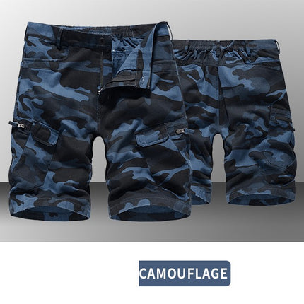 Men's Camo Cargo Shorts Relaxed Fit Multi Pocket Outdoor Cargo Shorts