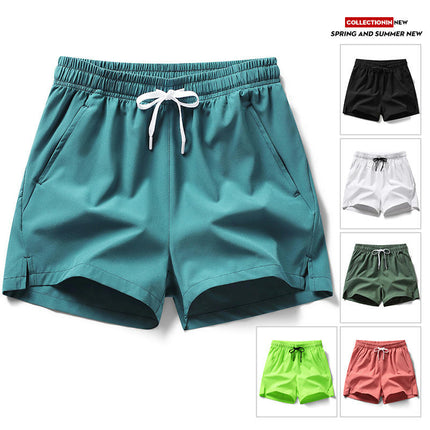 Men's Running Shorts with Pockets Quick Dry Gym Athletic Workout Shorts